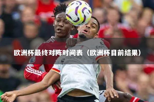 欧洲杯最终对阵时间表(欧洲杯目前结果)